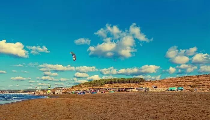 نمایی از ساحل بورک استانبول