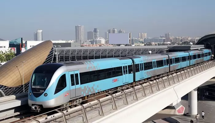 عکسی از مترو دبی