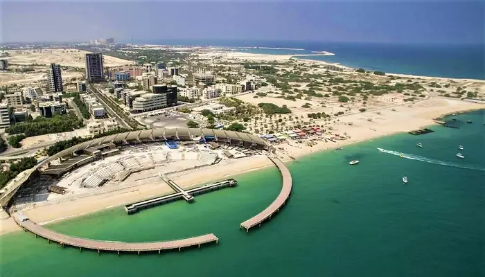 نمای هوایی از جزیره کیش