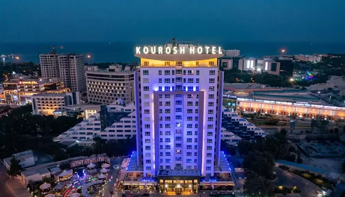 نمایی از هتل کوروش کیش