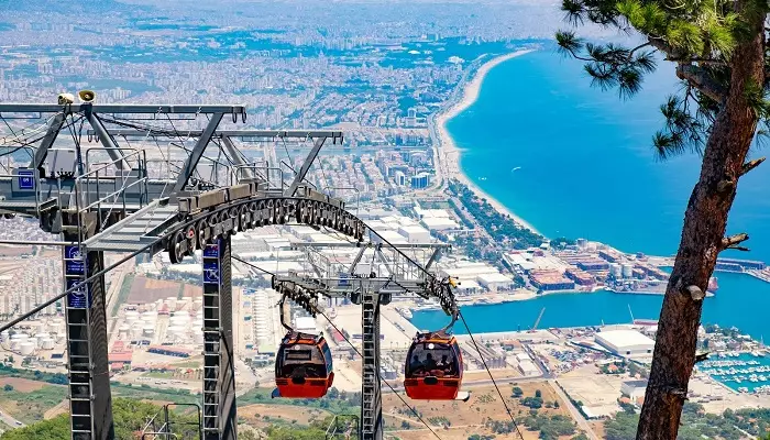 تصویری از تله کابین تونک تپه